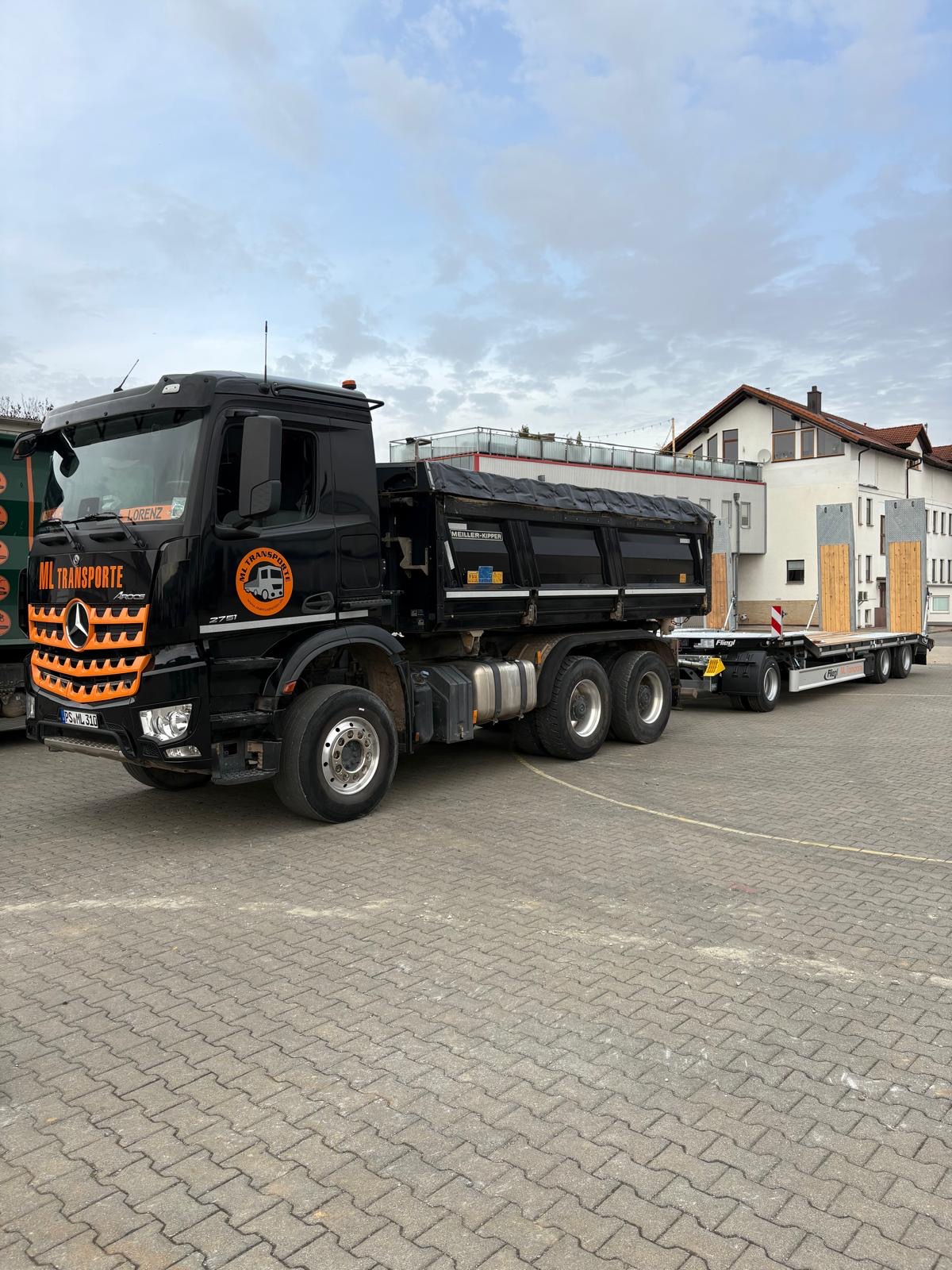 3-Achser Tieflader